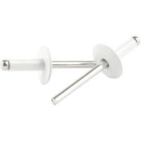3/16" Large Head Rivets Grip Range: 1/4" - 3/8"