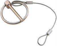 Flip-Over Clip with Lanyard 3/16" with 6" Lanyard