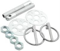 Lightweight Aluminum Hood Pin Kit 3/8" Diameter Pins