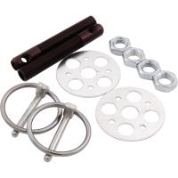 Lightweight Aluminum Hood Pin Kit 3/8" Diameter Pins