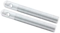 Replacement Aluminum Hood Pins 4" x 1/2" Diameter Pins Silver 2/pkg