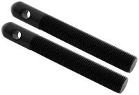 Replacement Aluminum Hood Pins 4" x 1/2" Diameter Pins Black 2/pkg
