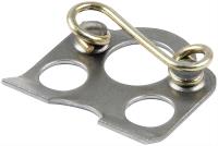 Quick Turn Fastener Mounting Brackets With 1" Spring