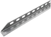 Slotted Angle Aluminum 72" Long x 1" Wide x 1/8" Thick