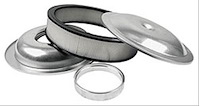 14" Lightweight Aluminum Air Cleaner Kit Includes 4" Paper Element