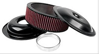 14" Lightweight Aluminum Air Cleaner Kit Includes 3" Washable Element