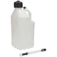 ALL40120 Utility Jug 5 Gal w/Filler Hose Clear