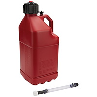 ALL40121 Utility Jug 5 Gal w/Filler Hose Red