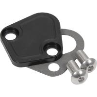 Big Block Chevy Fuel Pump Block-Off Plate Black