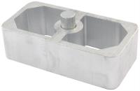 Extruded Aluminum Lowering Block For Leaf Springs