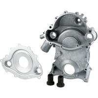 1-Piece Timing Cover with Timing Marks for 1969-1979 Pontiac V8 Engines [Aluminum, Natural]