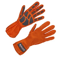 ALL913044 Driving Gloves Non-SFI Outseam S/L LG Orange