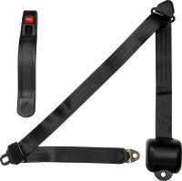 Black Seat Belt 3-Point Retract