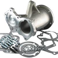Transmission to Transfer Case Adapter for GM Manual SM465 to New Process 208 or 241 Transfer Case [Aluminum, Natural]