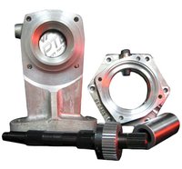 Transmission to Transfer Case Adapter for Transmission and Transfer Case Conversions [Steel, Natural]