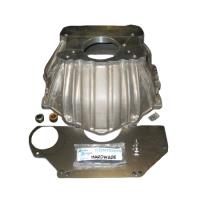 Conversion Bellhousing for Chevy V8 Engine to Jeep Manual Transmission [Aluminum, Natural]