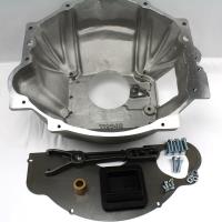 Bellhousing Adapter Kit for Ford NP435/T-18/T-19 Transmission to Chevy Small Block Engines [Aluminum]
