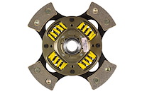 4-Pad Sprung Race Disc Transmission Clutch Friction Plate Fits Select Multiple Makes/Models