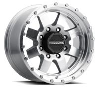 935MC DEFENDER Wheel Size: 17 X 9" Bolt Pattern: 5X127 mm [Machined and Clear-Coat w/ Simulated Beadlock]