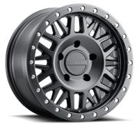 951B RYNO Wheel Size: 17 X 9" Bolt Pattern: 5X139.7 mm [Satin Black w/ Simulated Beadlock]