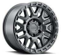 953B KRANK Wheel Size: 18 X 9" Bolt Pattern: 6X139.7 mm [Satin Black w/ Black Undercut Ring]