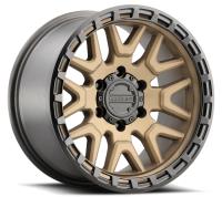 953BZ KRANK Wheel Size: 16 X 8" Bolt Pattern: 5X127 mm [Textured Bronze and Black Undercut Lip]