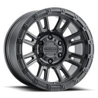 COMPASS Wheel Size: 18 X 9", Bolt Pattern: 8X180 [SATIN BLACK ]