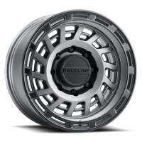 HALO Wheel Size: 18 X 9", Bolt Pattern: 8X180 [GUNMETAL W/ BLACK RING]