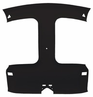 ABS Plastic Headliner 1993-2002 Chevy Camaro & Pontiac Firebird T-Top - Uncovered