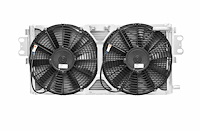 Mustang 2007 - 2014 GT500 & GT350, GT Tall Super Charger Heat Exchanger, OE Fit Includes 12" Fans and Installation Kit