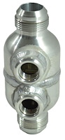 Fabricated Check Valve, -16 AN Male Outlets