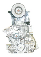 Remanufactured Crate Engine for 1989-1993 Chevy, Pontiac, & GEO with 1.0L L3