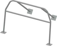 4 Point Roll Bar 1971-1980 Chevy Vega & Pontiac Astre