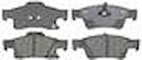 Ceramic Rear Disc Brake Pads for Select 2011-2020 Dodge, Jeep