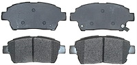 Semi-Metallic Front Disc Brake Pads for Select 2000-2015 Toyota, Scion