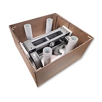 33231P 5th Wheel Pallet Kit, 16000 Pound Weight Carrying Capacity, Silver Hammertone Powder Coated