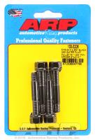 5/16-24 X 2.250 black hex water pump pulley w/ 1.000 fan spacer stud kit