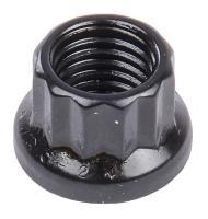 Black Oxide 12-Point Nut 5/16"-24