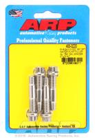 Water Pump Pulley Stud Kit [5/16-24 x 2 in., 0.750 in. Fan Spacer, 12-Point Nuts, Stainless Steel]