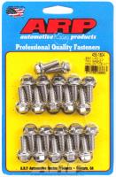 BB Chevy1-pc oil pan gasket w/alum timing cover hex bolt kit