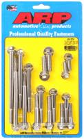 Ford 289-302 SS hex iron water pump and front cover bolt kit