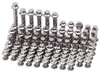 534-9601 Stainless Steel Hex Head Fastener Kit for 1986-Earlier Small Block Chevrolet 350-400 ci