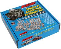 Chrome Moly Black Oxide 12-Point Head Fastener Kit Ford 351C, small block