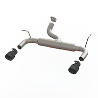 50600 MaxFlow Xtreme Axle Back System for 2012-2018 Jeep Wrangler JK