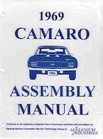 Factory Assembly Manual 1969 Chevy Camaro