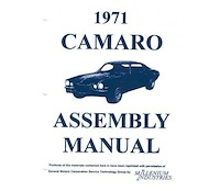 Factory Assembly Manual 1971 Chevy Camaro
