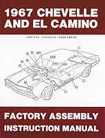 Factory Assembly Manual 1967 Chevy Chevelle & El Camino