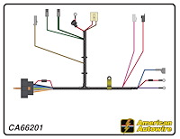 Factory-Fit Engine Harness with Models with L6 Engine for 1976 Chevrolet [Standard Length]