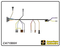 Factory-Fit Engine Harness with Big Block and Factory Console Gauges, for HEI Distributor for 1967 Chevrolet Camaro