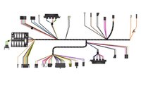 Factory-Fit Dash Harness with Console Manual Transmission, Warning Lights and A/C for 1969 Chevrolet Camaro [Standard Length]